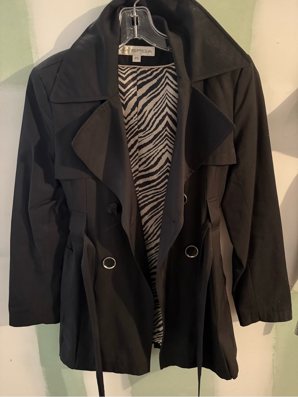 Black/White Trenchcoat